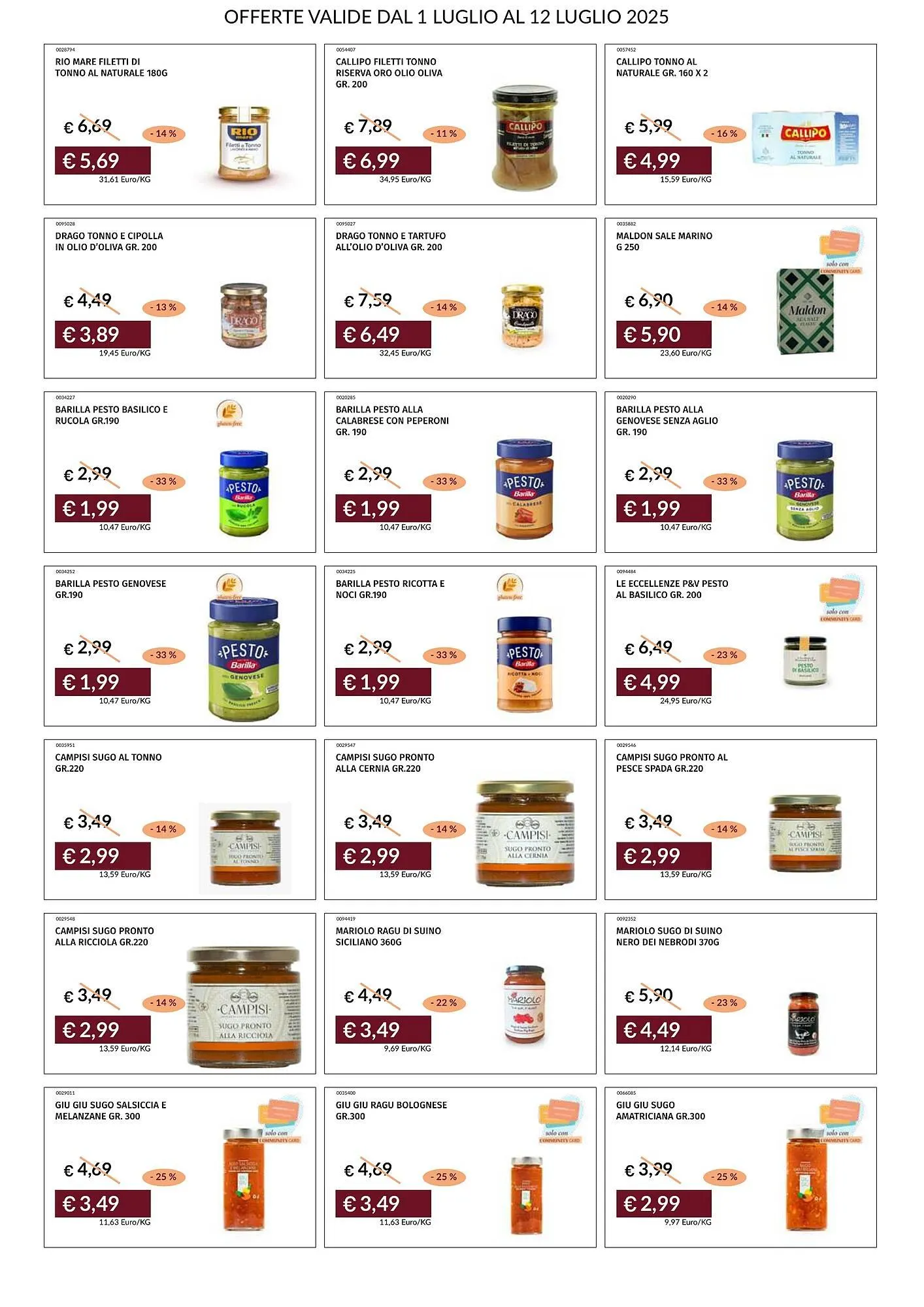 Volantino Prezzemolo e Vitale da 1 luglio a 12 luglio di 2025 - Pagina del volantino 23