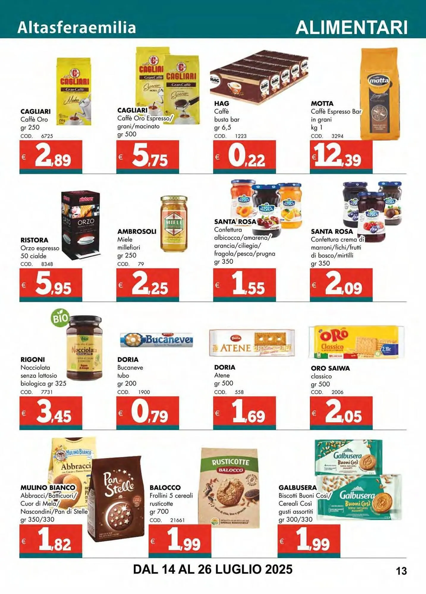Volantino Altasfera da 14 luglio a 26 luglio di 2025 - Pagina del volantino 13