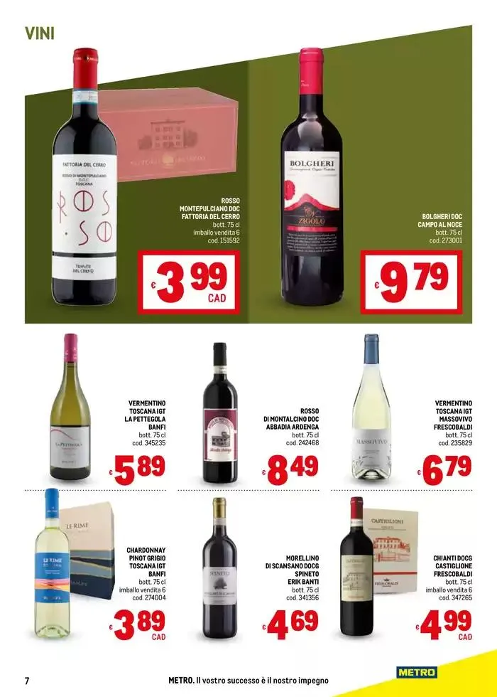 Sapori d'Italia -Toscana da 2 maggio a 28 maggio di 2025 - Pagina del volantino 7