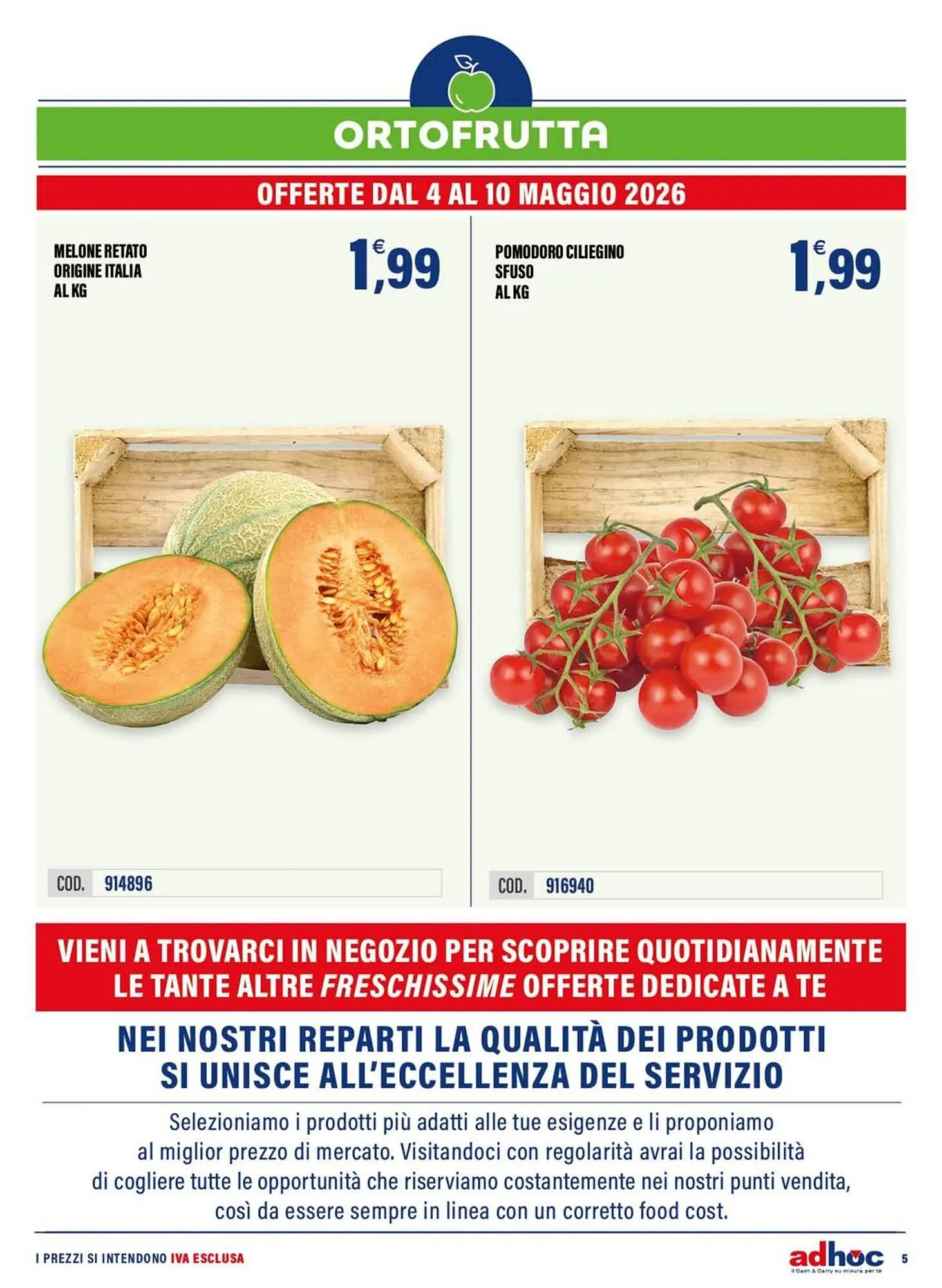 Volantino Adhoc da 4 maggio a 17 maggio di 2026 - Pagina del volantino 5