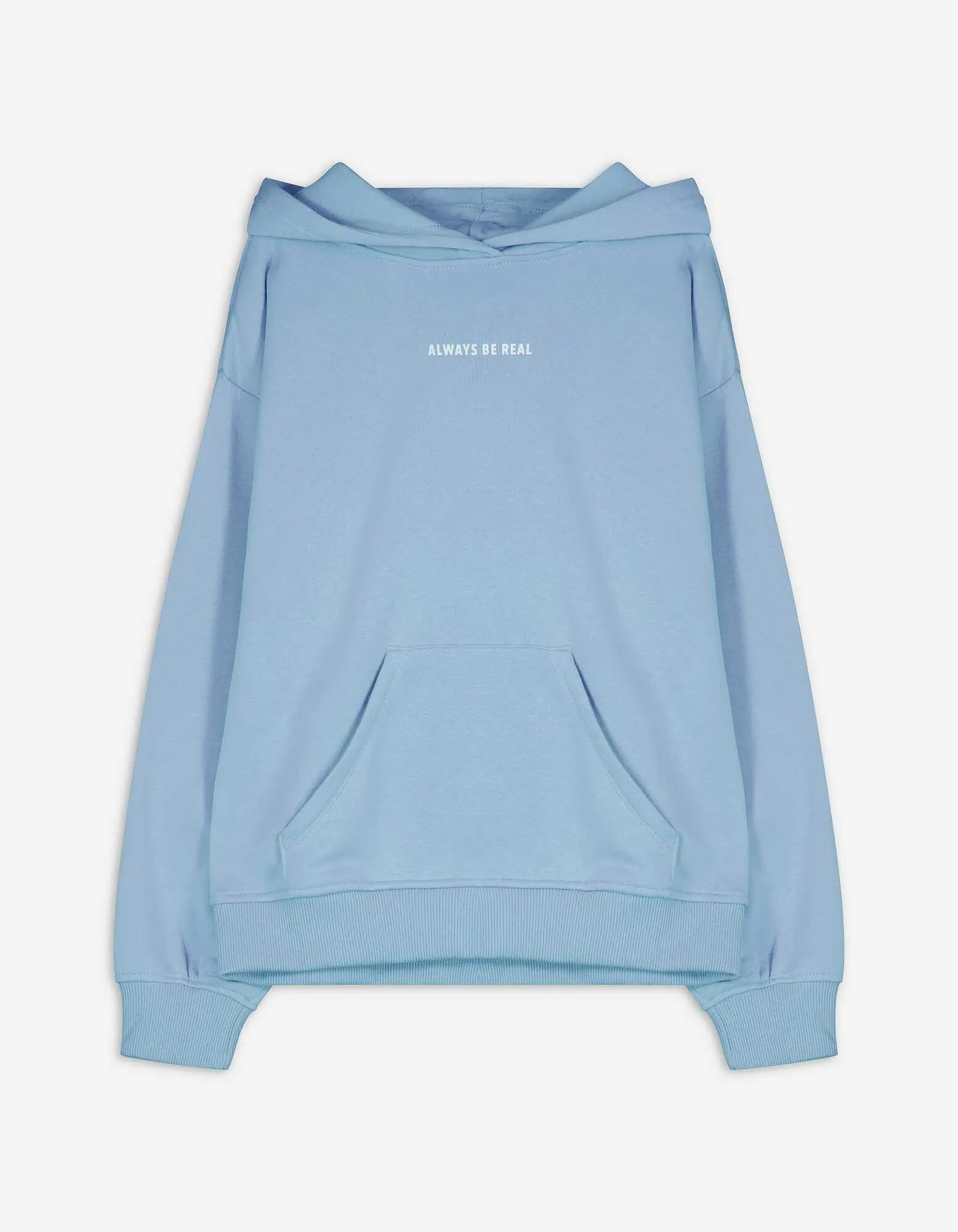 Felpa con cappuccio - Cappuccio - celeste