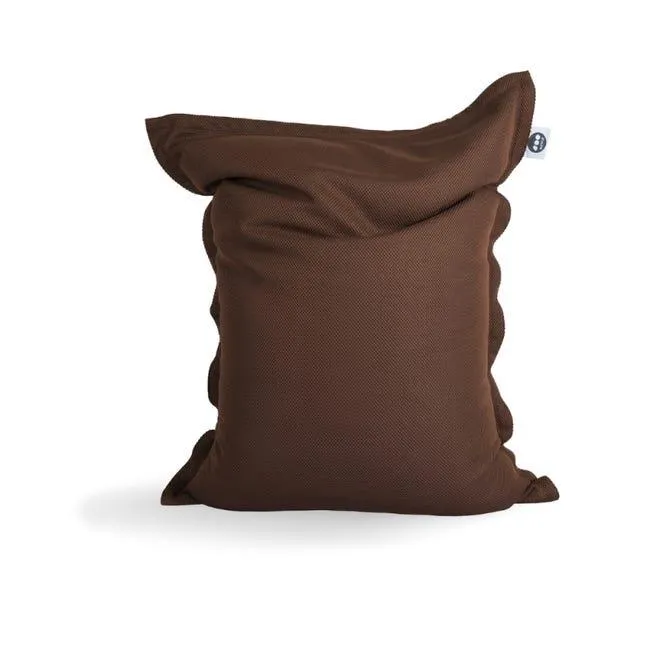 Soo Santaï Pouf galleggiante Big Mama XXL 180 x 140x 25cm galleggiante per interni ed esterni, rimovibile e resistente ai raggi UV, marrone