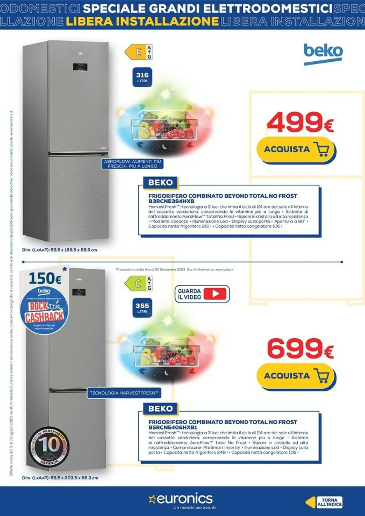 Euronics Volantino attuale da 3 agosto a 23 agosto di 2023 - Pagina del volantino 6