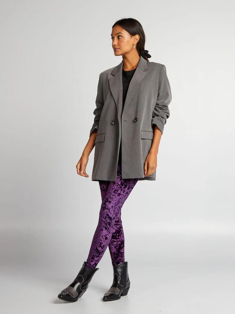 Leggings in velluto - VIOLA