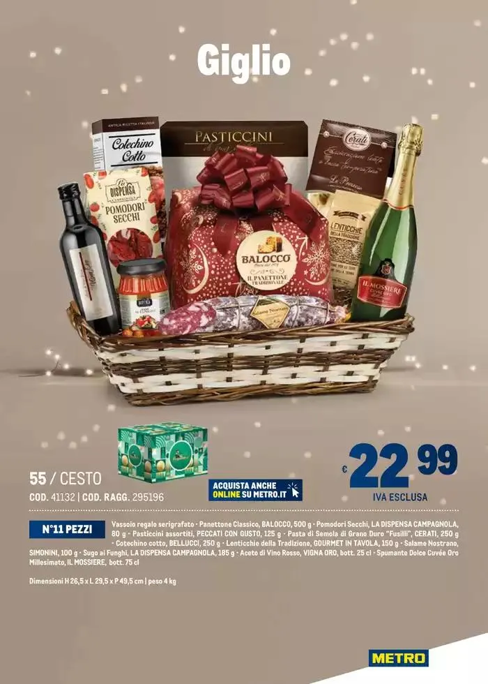 Cesti di Natale Ridotto da 4 novembre a 31 dicembre di 2024 - Pagina del volantino 43