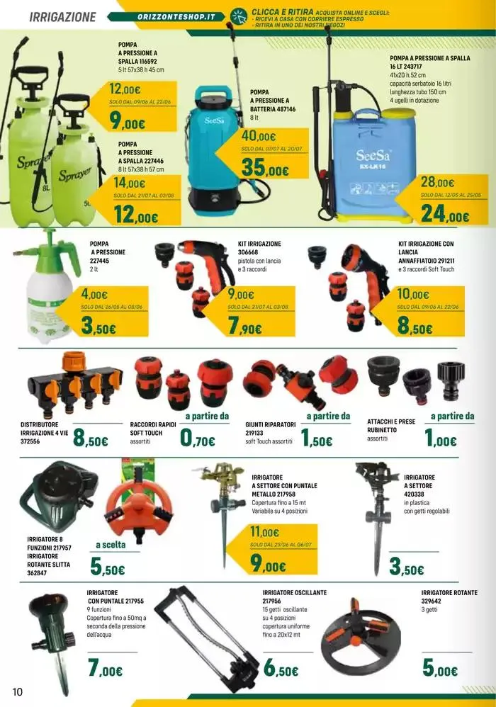 Giardinaggio 2025 da 25 aprile a 12 ottobre di 2025 - Pagina del volantino 10