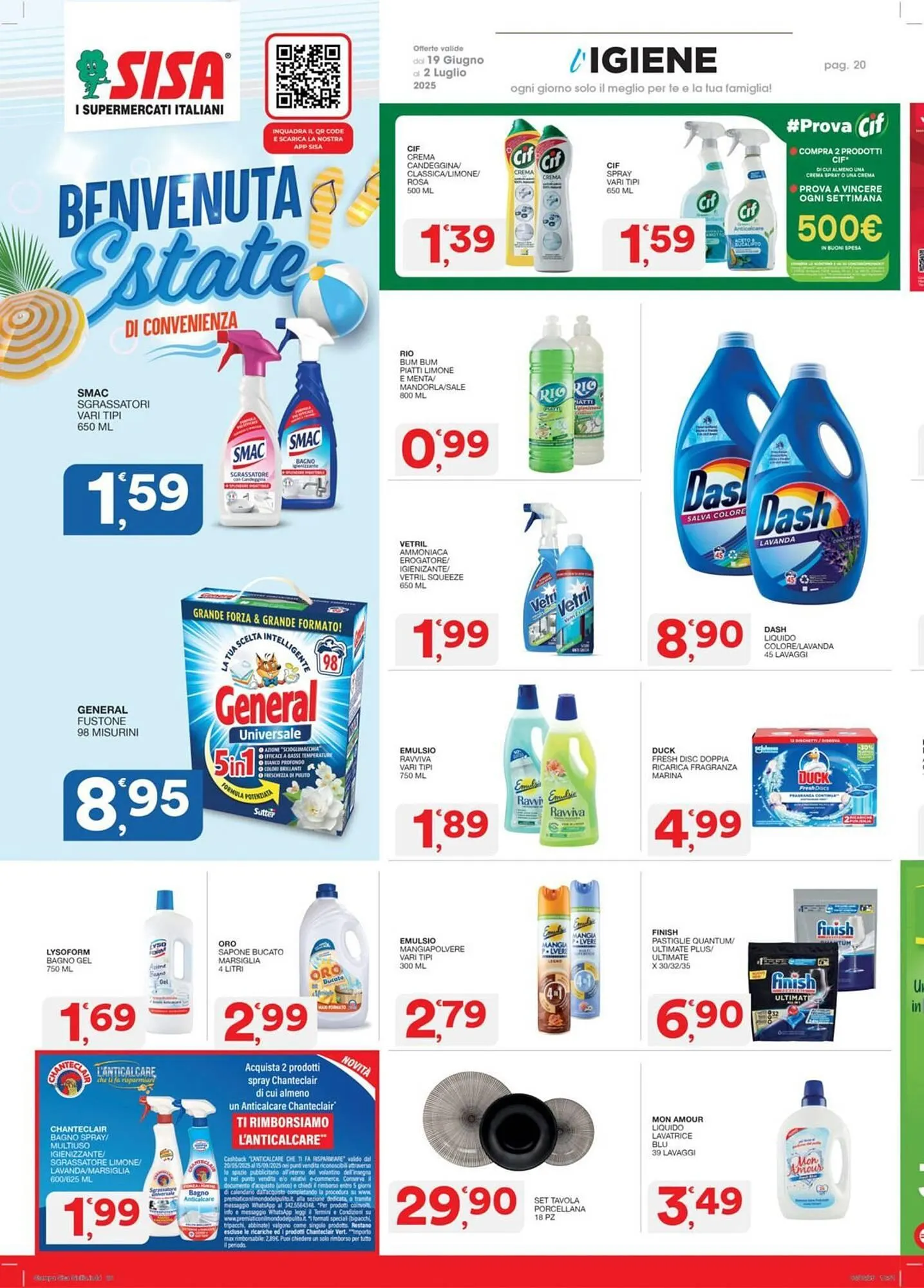 Volantino Sisa da 19 giugno a 2 luglio di 2025 - Pagina del volantino 20