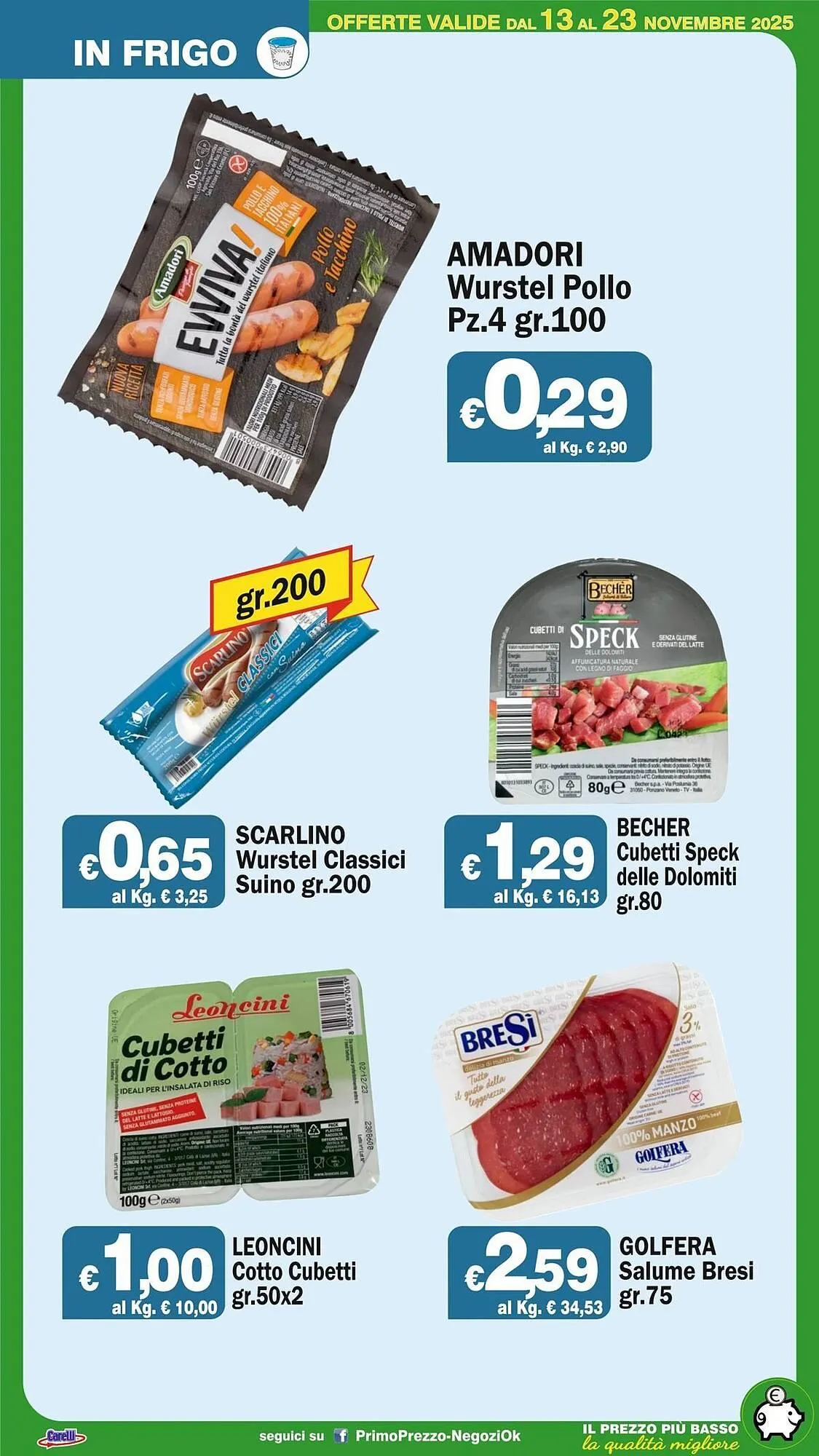 Volantino Primo Prezzo da 13 novembre a 23 novembre di 2025 - Pagina del volantino 43