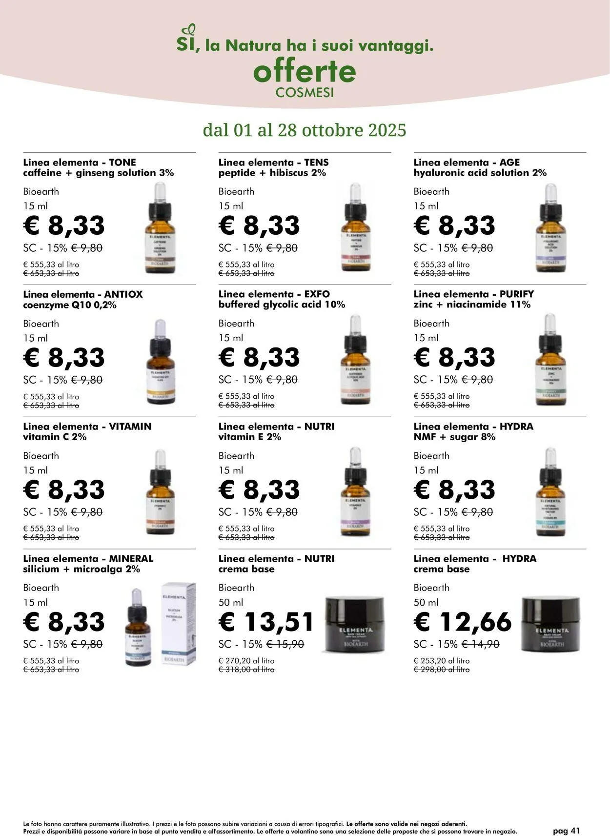 Natura Sì Volantino attuale da 6 novembre a 20 novembre di 2025 - Pagina del volantino 40