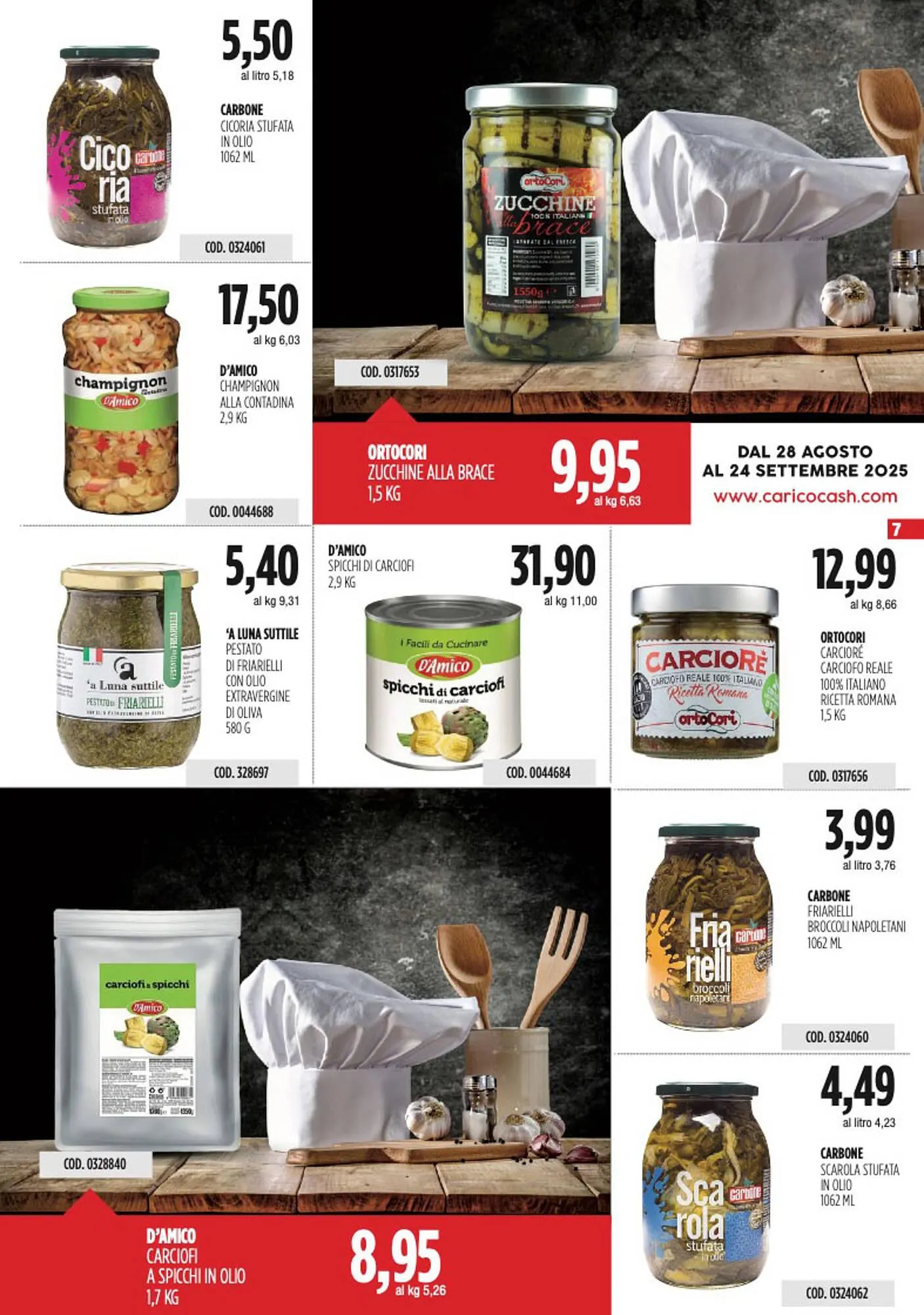Volantino Carico Cash & Carry da 28 agosto a 24 settembre di 2025 - Pagina del volantino 7