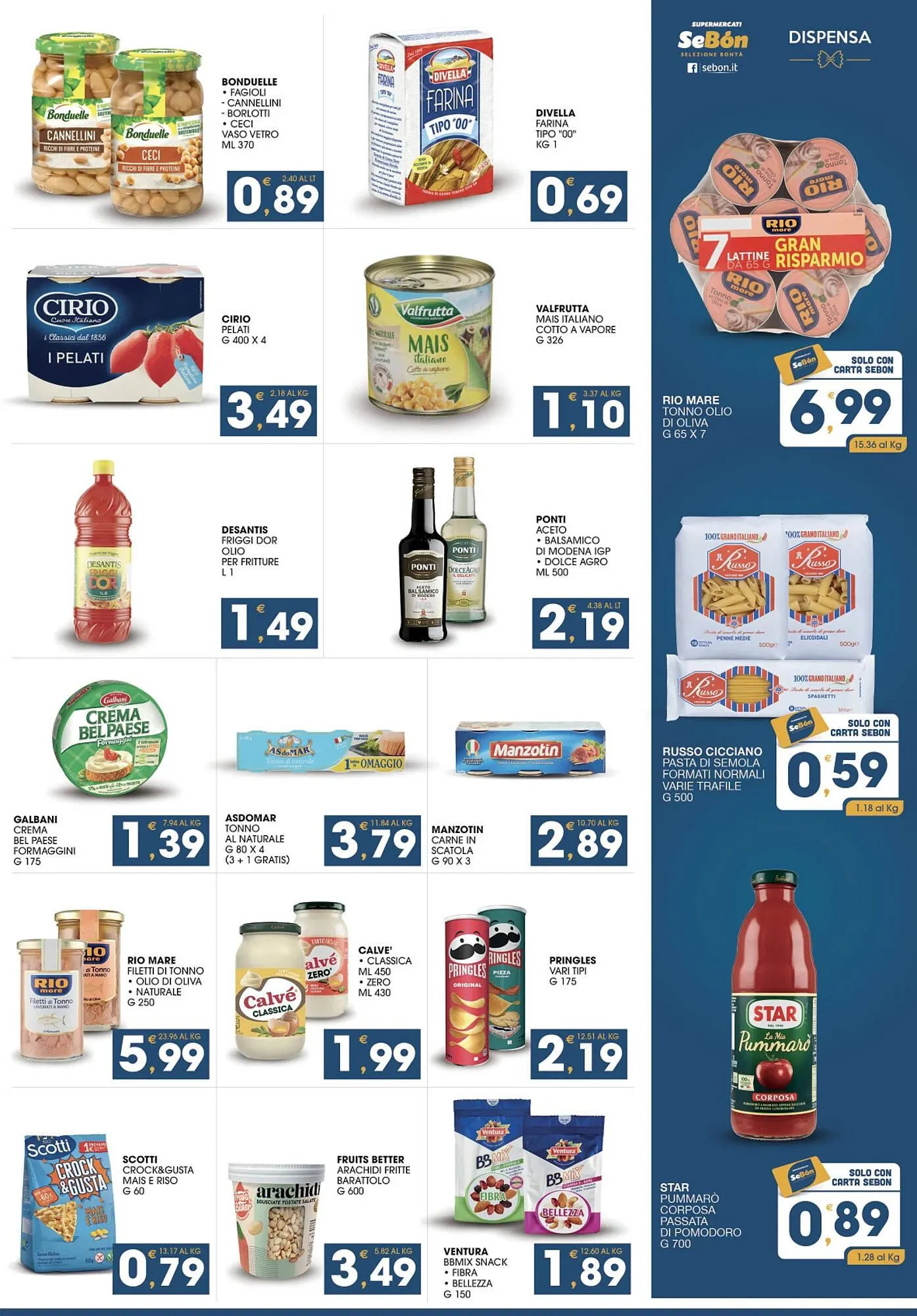 Volantino SeBón Supermercati da 10 settembre a 19 settembre di 2024 - Pagina del volantino 9