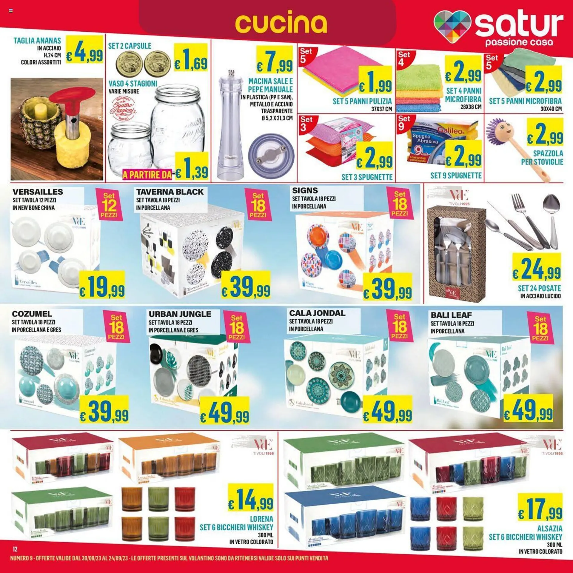 Volantino Satur da 30 agosto a 24 settembre di 2023 - Pagina del volantino 12