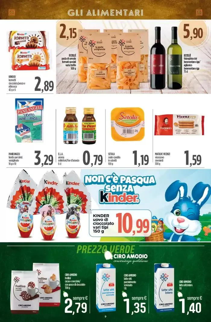 Buona Pasqua da 15 aprile a 24 aprile di 2025 - Pagina del volantino 9