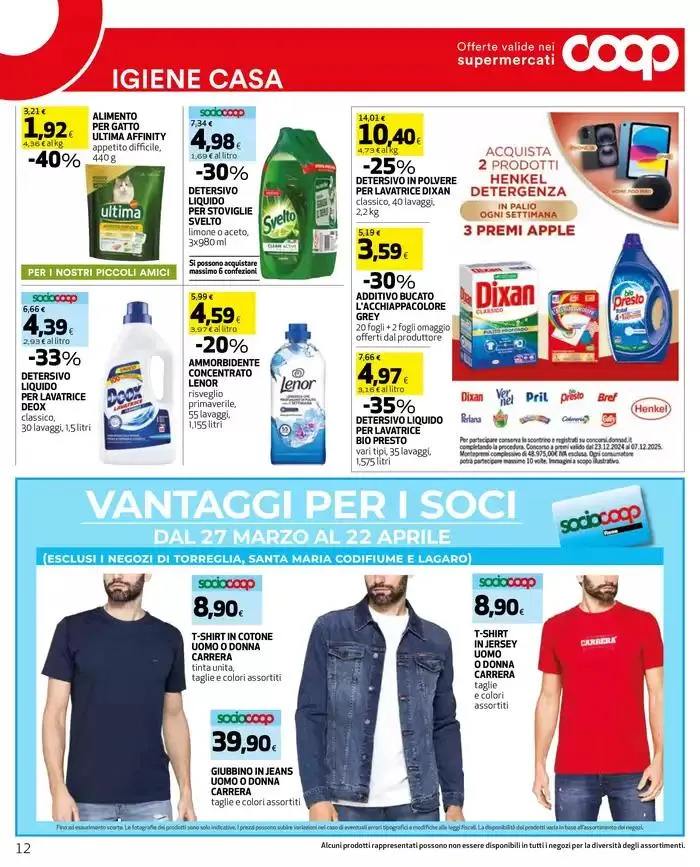 -25% su prodotti della linea da 26 marzo a 9 aprile di 2025 - Pagina del volantino 12