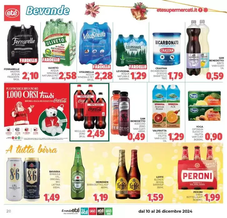 Qualita a prezzo bloccato da 10 dicembre a 26 dicembre di 2024 - Pagina del volantino 28