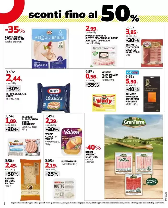 Sconti fino al 50% da 13 marzo a 26 marzo di 2025 - Pagina del volantino 8