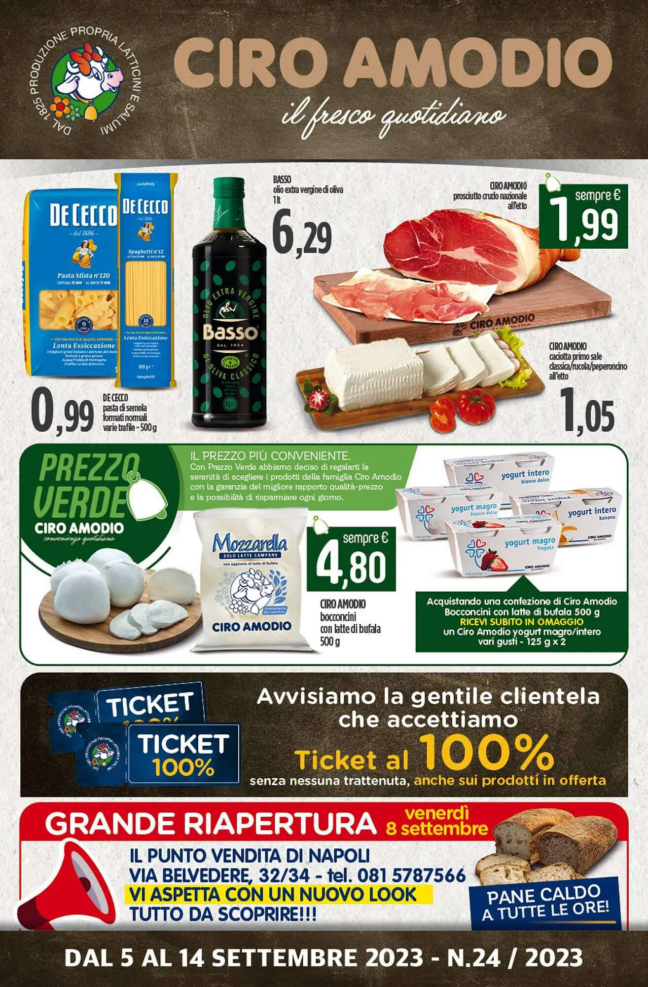 Volantino Ciro Amodio da 5 settembre a 14 settembre di 2023 - Pagina del volantino 1