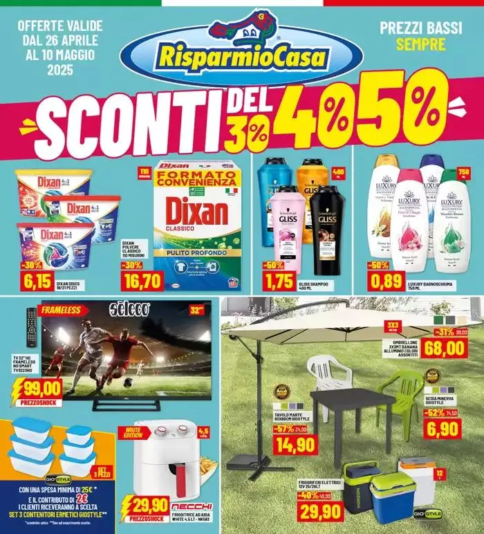 Sconti del 30% 40% 50% da 26 aprile a 10 maggio di 2025 - Pagina del volantino 1