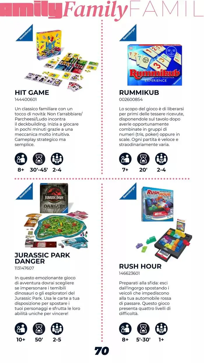 Catalogo Giochi di Società da 1 marzo a 15 marzo di 2025 - Pagina del volantino 70