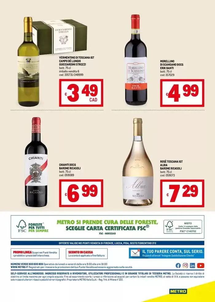 Sapori d'Italia -Toscana da 7 aprile a 30 aprile di 2025 - Pagina del volantino 8