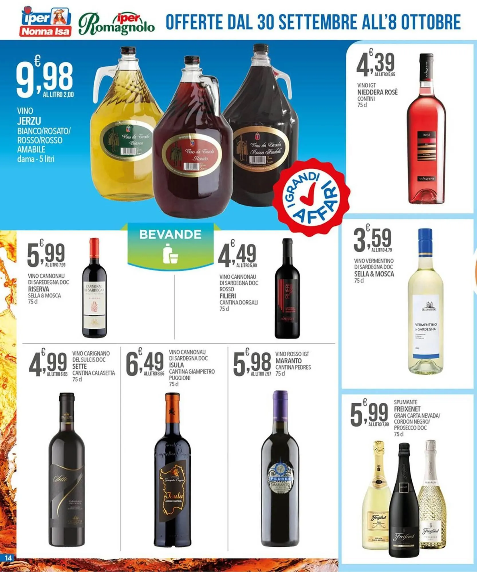 Volantino Iper Nonna Isa da 30 settembre a 8 ottobre di 2025 - Pagina del volantino 14