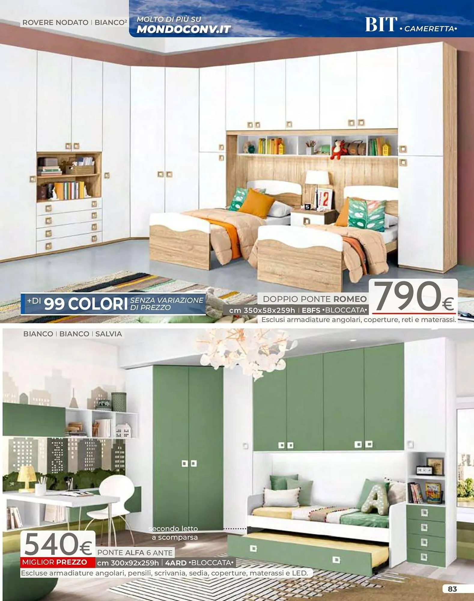 Volantino Mondo Convenienza da 1 luglio a 22 settembre di 2025 - Pagina del volantino 85