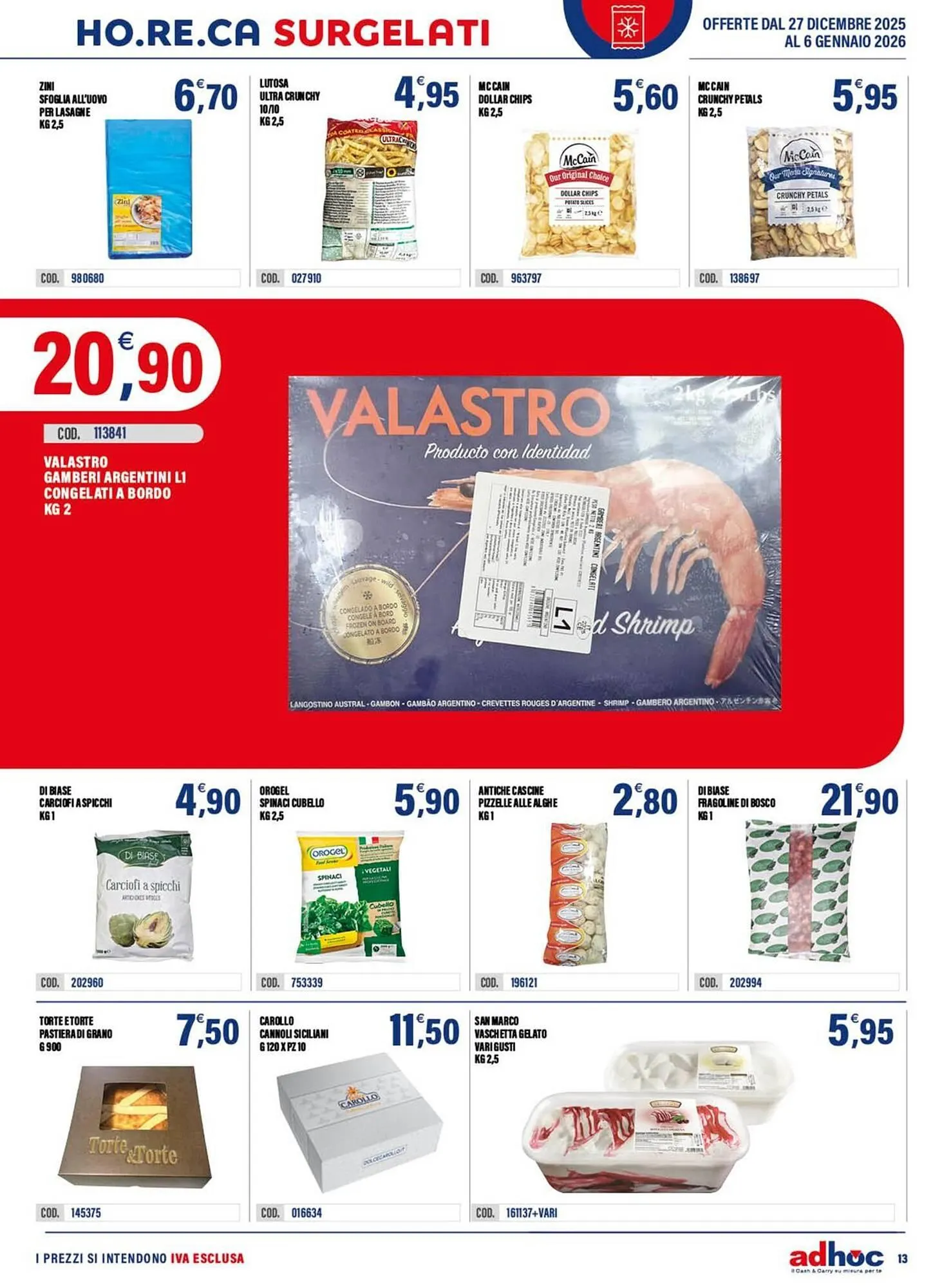 Volantino Adhoc da 29 dicembre a 6 gennaio di 2026 - Pagina del volantino 13