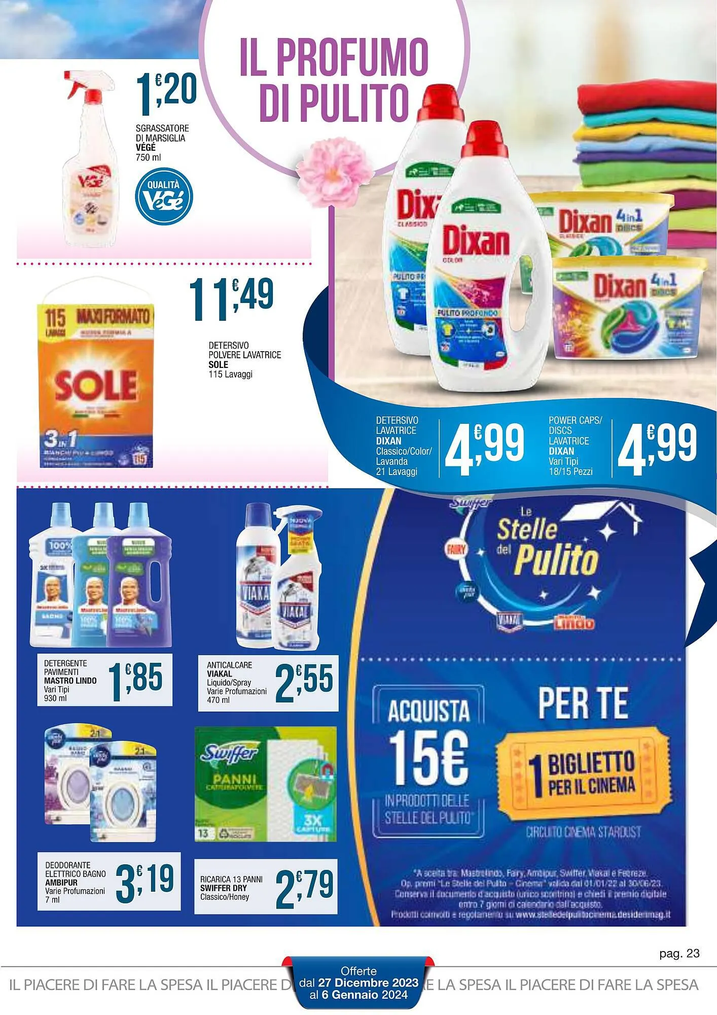 Volantino Maxi Sidis da 27 dicembre a 6 gennaio di 2024 - Pagina del volantino 23