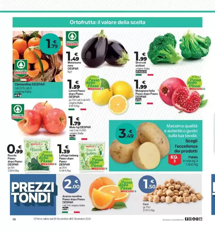 Prezzi tondi da 28 novembre a 8 gennaio di 2025 - Pagina del volantino 8