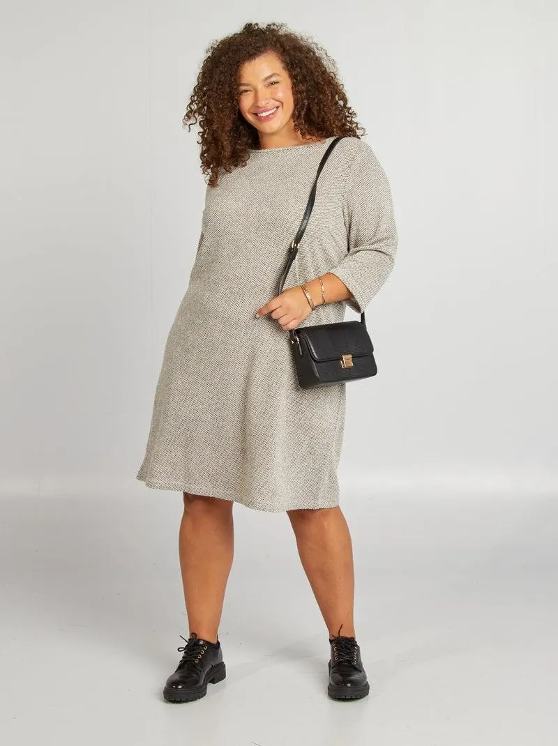 Maxi pull corto 'Only Carmakoma' - GRIGIO