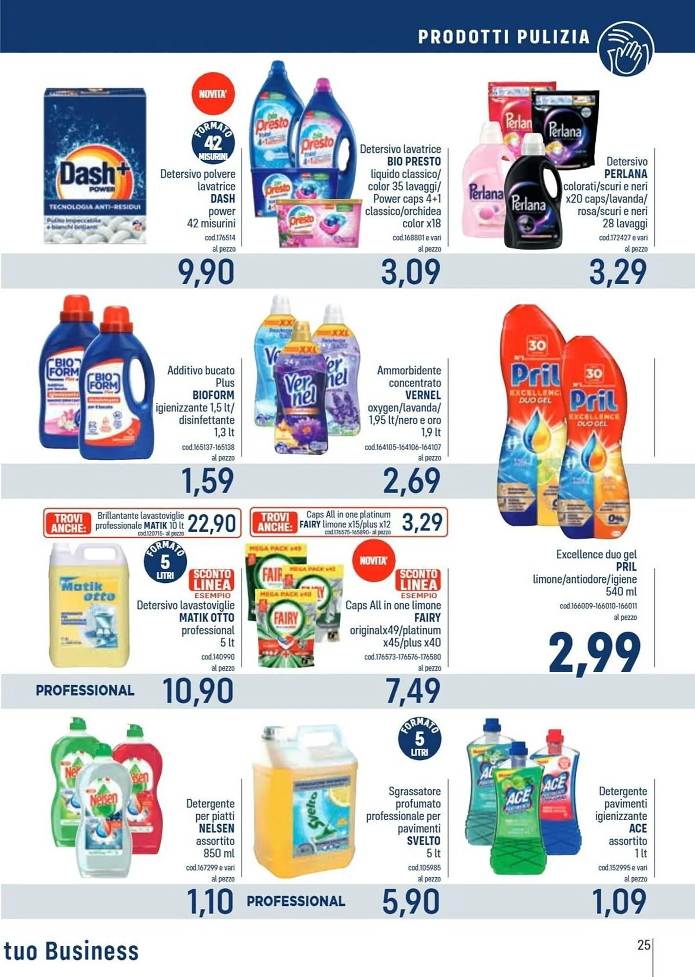 Volantino Talento Professional Store da 2 giugno a 15 giugno di 2025 - Pagina del volantino 25