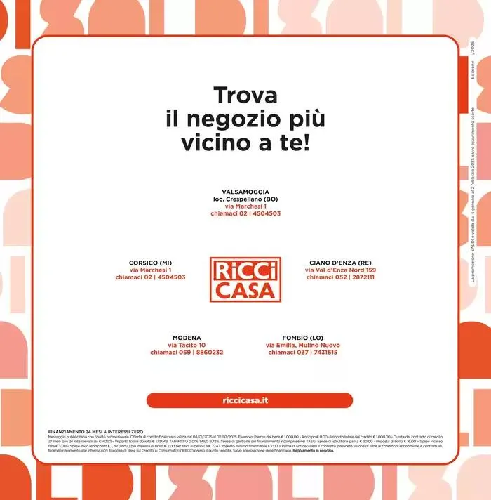 Saldi fino al -40% su tutti i mobili da 6 gennaio a 19 gennaio di 2025 - Pagina del volantino 12