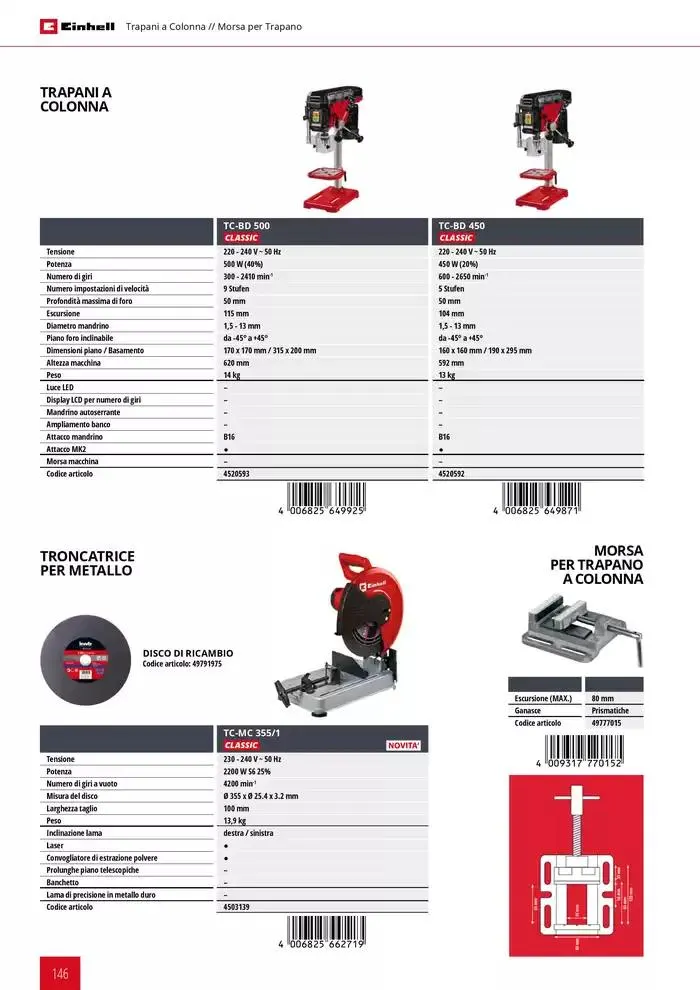 Elettroutensili 2025 da 11 febbraio a 31 dicembre di 2025 - Pagina del volantino 146