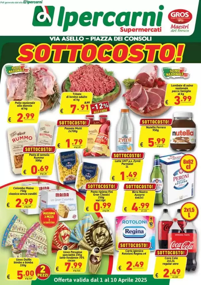 Sottocosto! da 1 aprile a 10 aprile di 2025 - Pagina del volantino 1