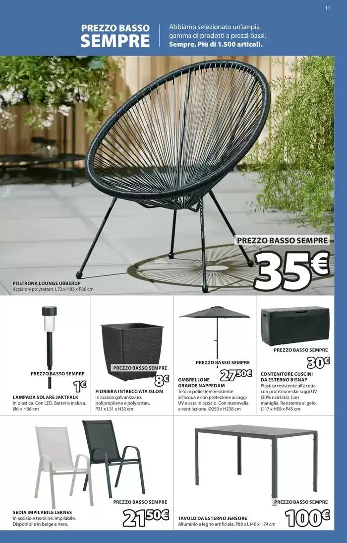 Festeggiamo 100 negozi in Italia da 3 aprile a 30 aprile di 2025 - Pagina del volantino 11