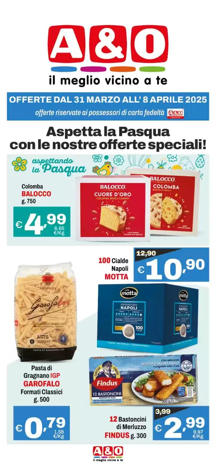 Aspettando la Pasqua da 31 marzo a 8 aprile di 2025 - Pagina del volantino 1