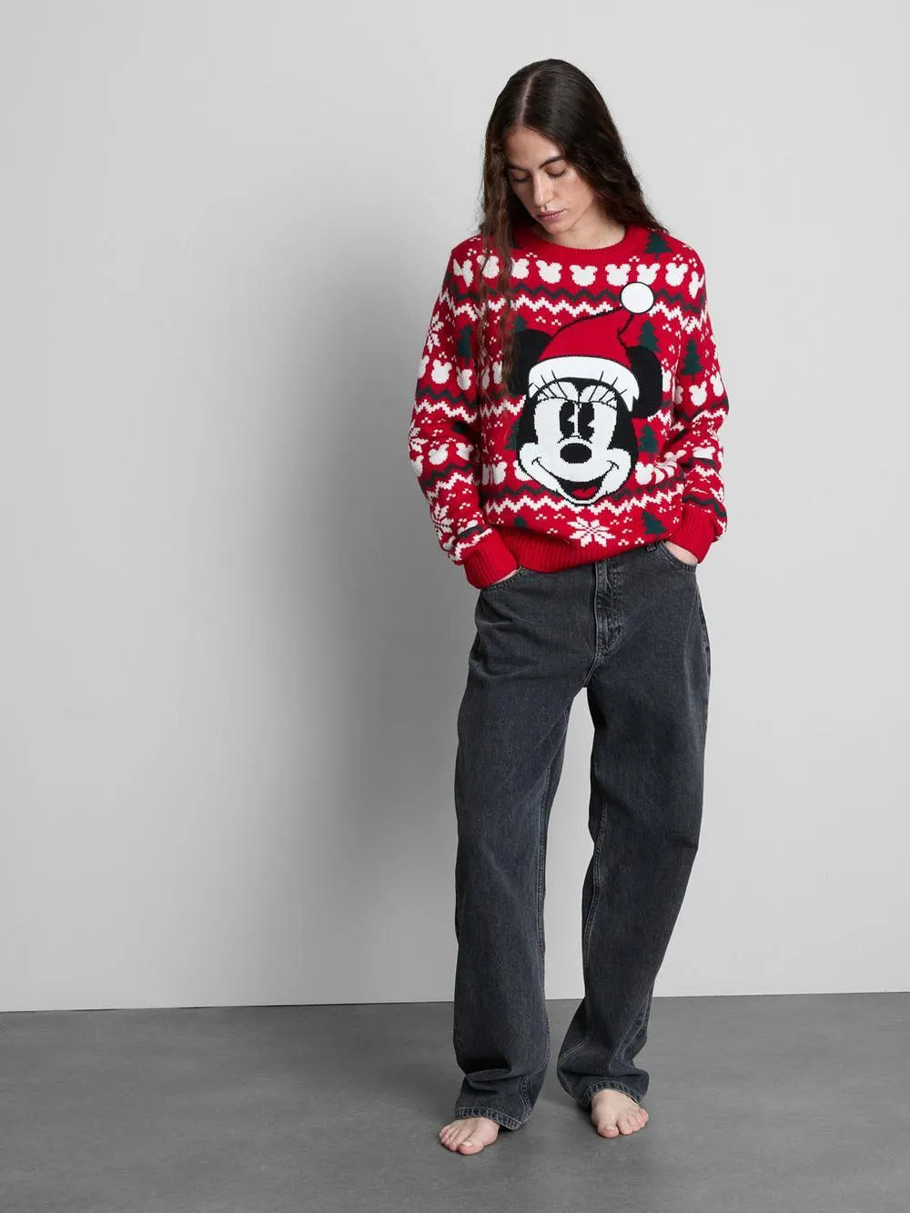 Maglione natalizio Fair Isle Minnie Disney