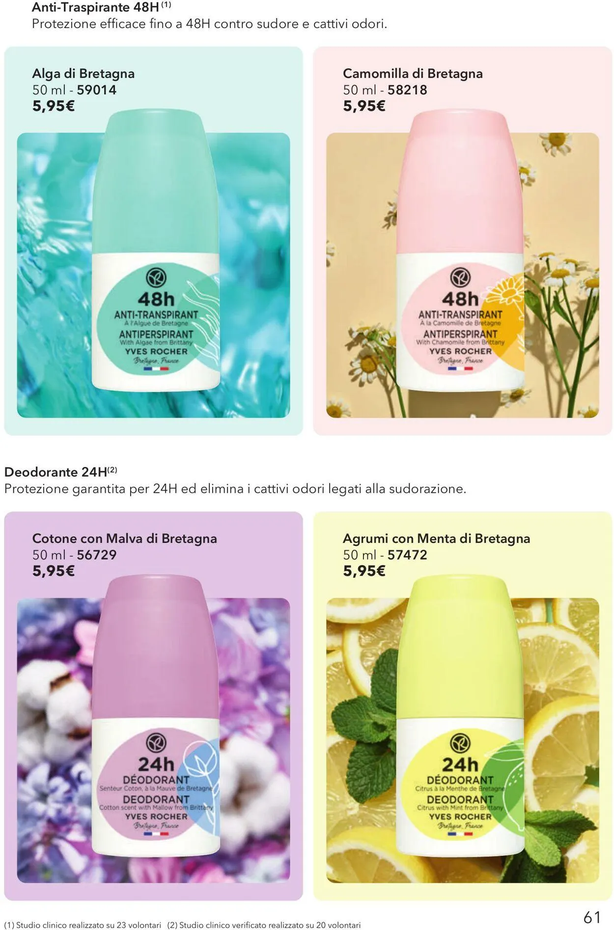 Yves Rocher Volantino attuale da 11 settembre a 25 settembre di 2025 - Pagina del volantino 61