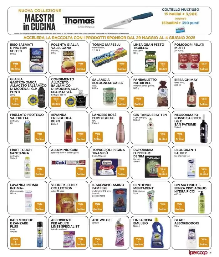 Sconti fino al 50 % da 22 maggio a 4 giugno di 2025 - Pagina del volantino 31