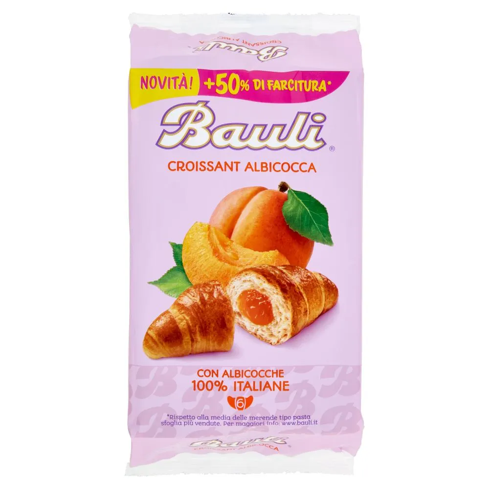 Bauli Croissant Albicocca 6 x 50 g