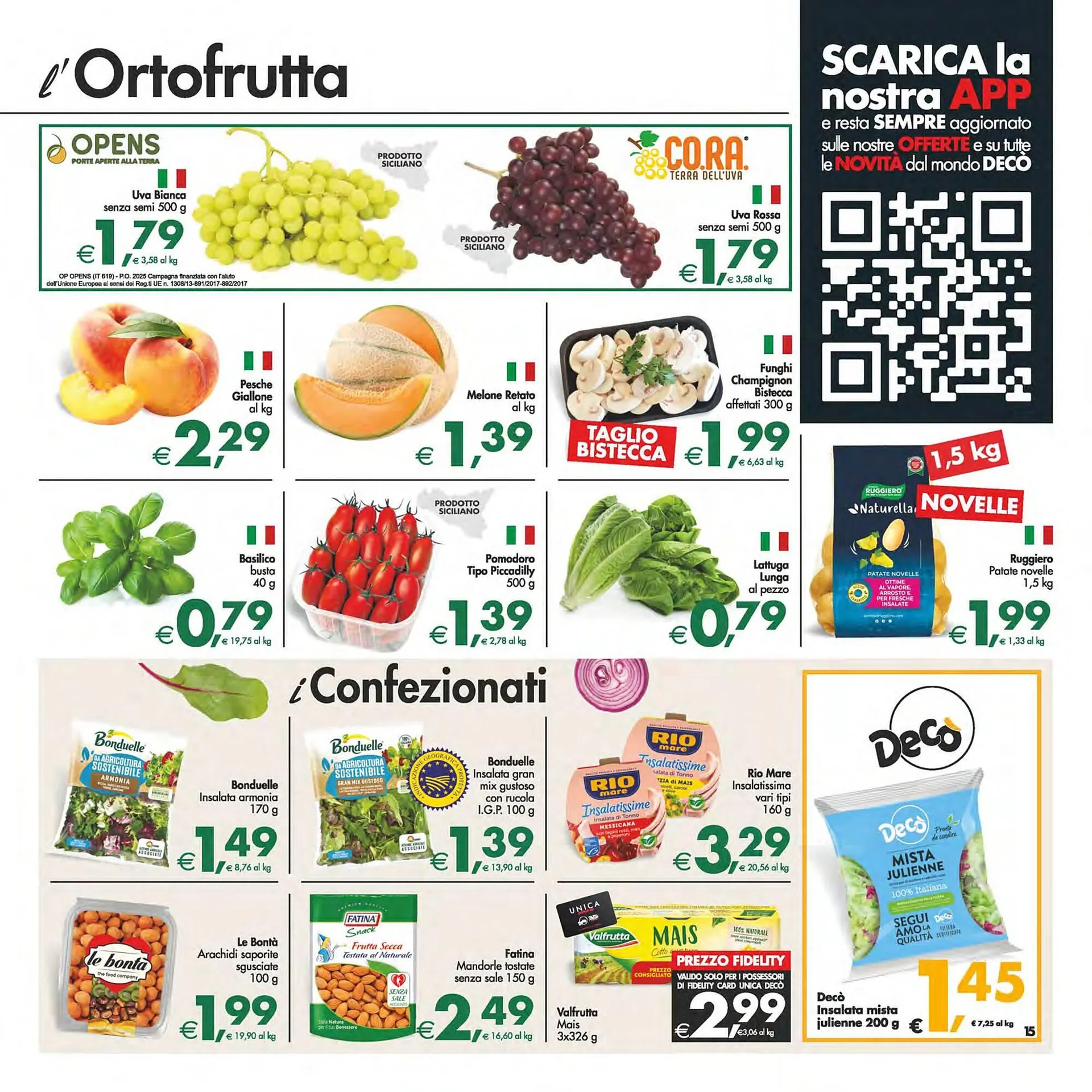 Volantino Deco Supermercati da 1 agosto a 10 agosto di 2025 - Pagina del volantino 15