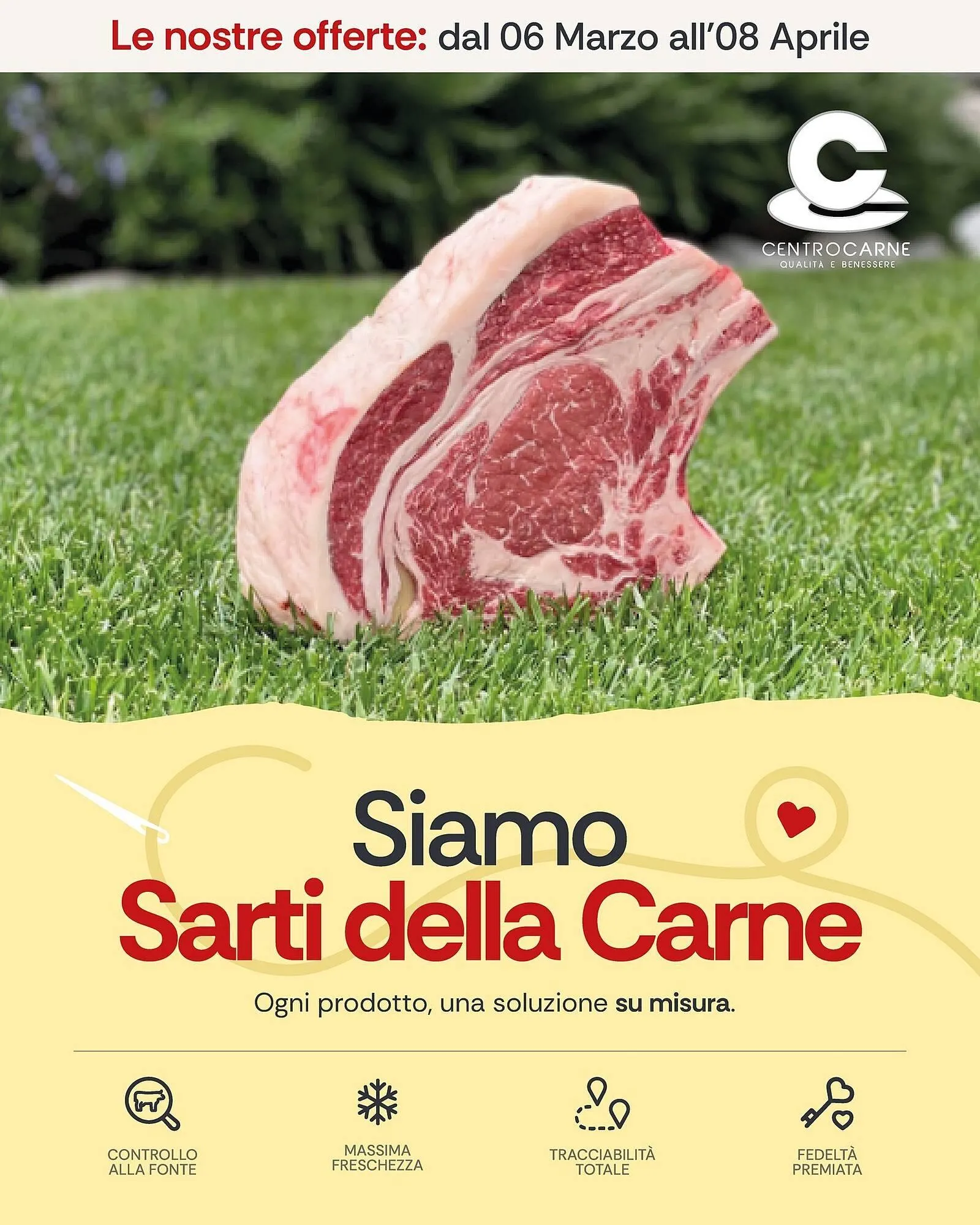 Volantino Centro Carne da 6 marzo a 8 aprile di 2026 - Pagina del volantino 1