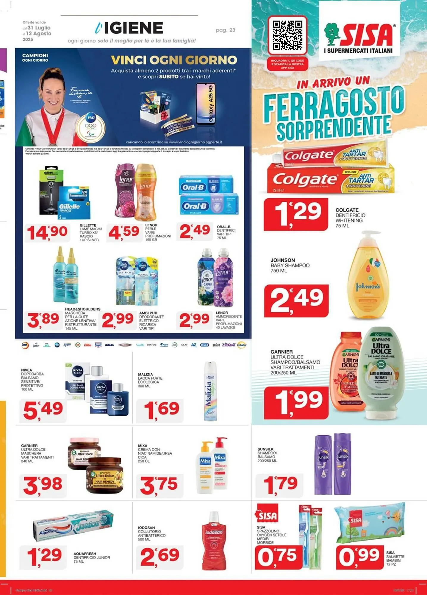 Volantino Sisa da 31 luglio a 12 agosto di 2025 - Pagina del volantino 23