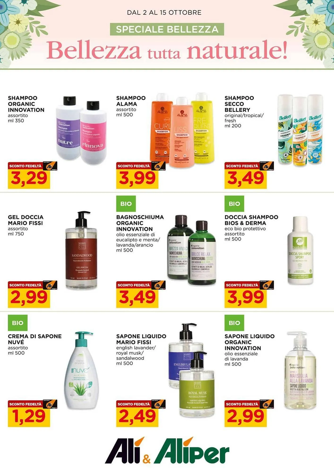 Volantino Alì Supermercati da 2 ottobre a 15 ottobre di 2025 - Pagina del volantino 1