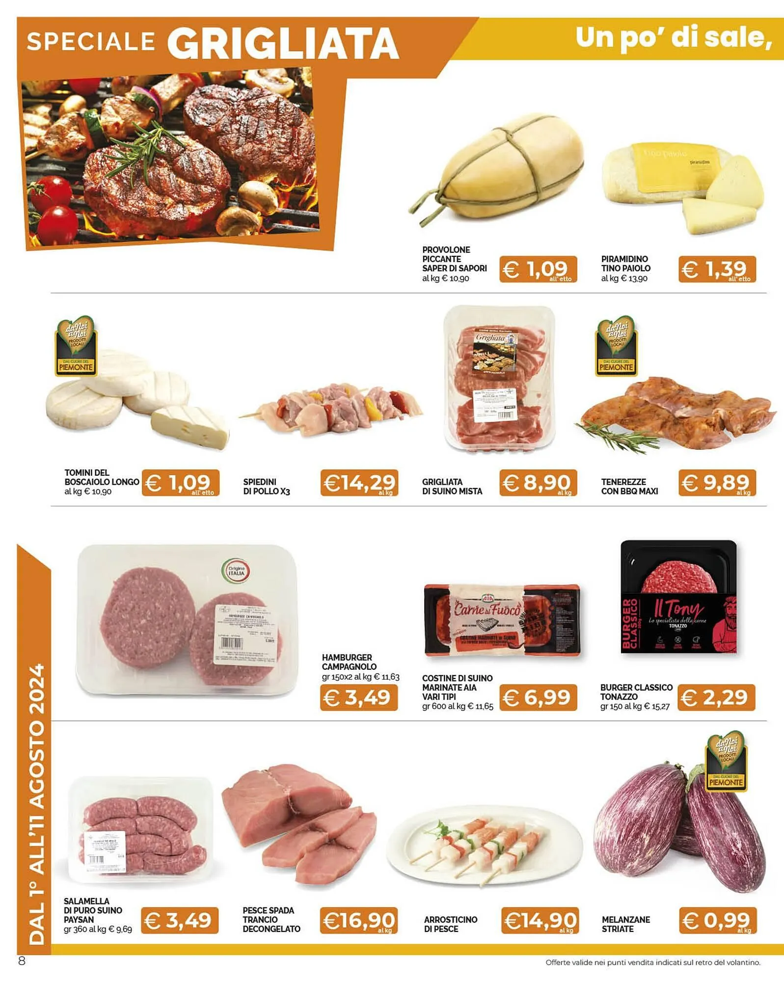 Volantino Mercatò Extra da 1 agosto a 11 agosto di 2024 - Pagina del volantino 8