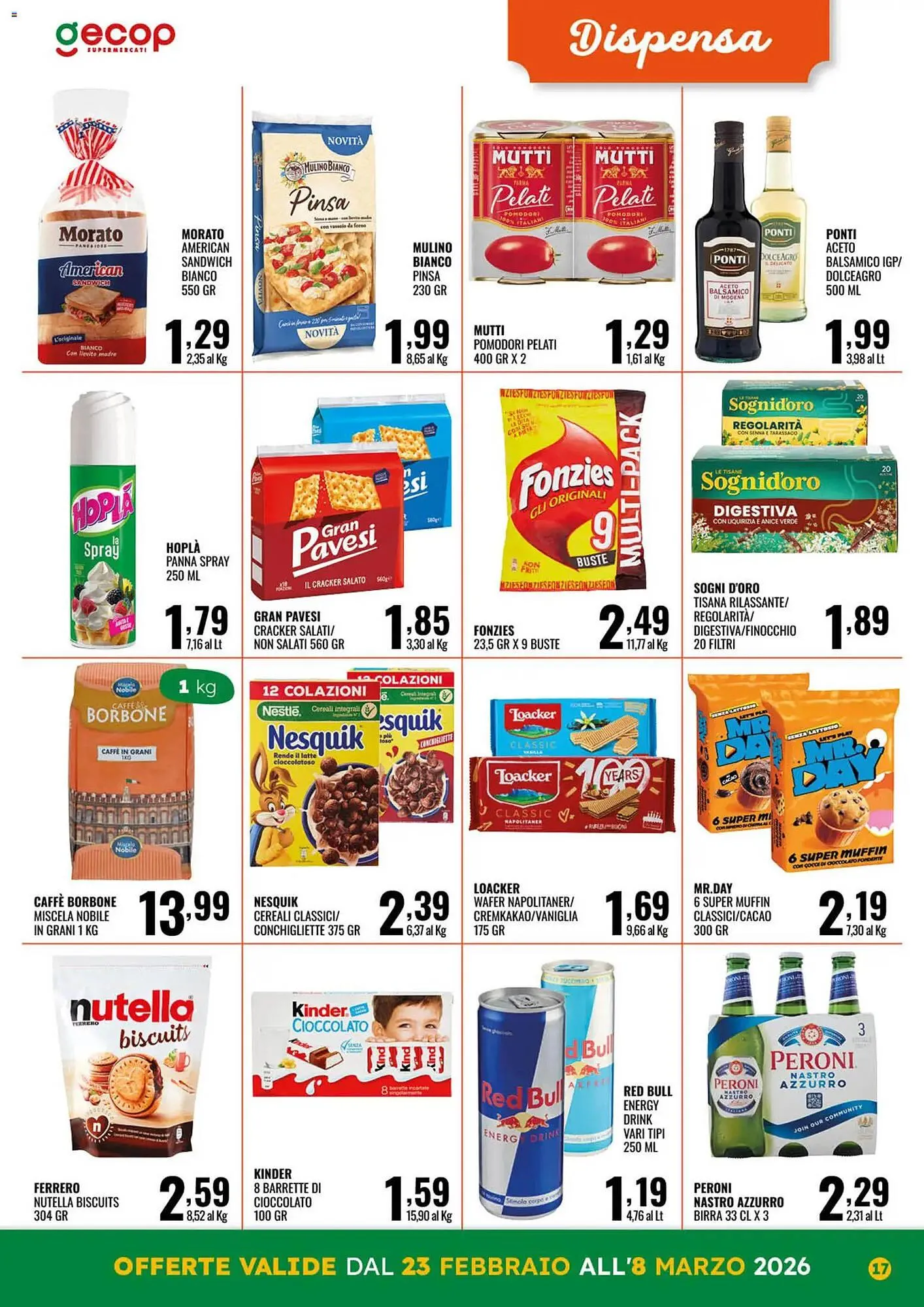 Volantino Gecop da 23 febbraio a 8 marzo di 2026 - Pagina del volantino 17
