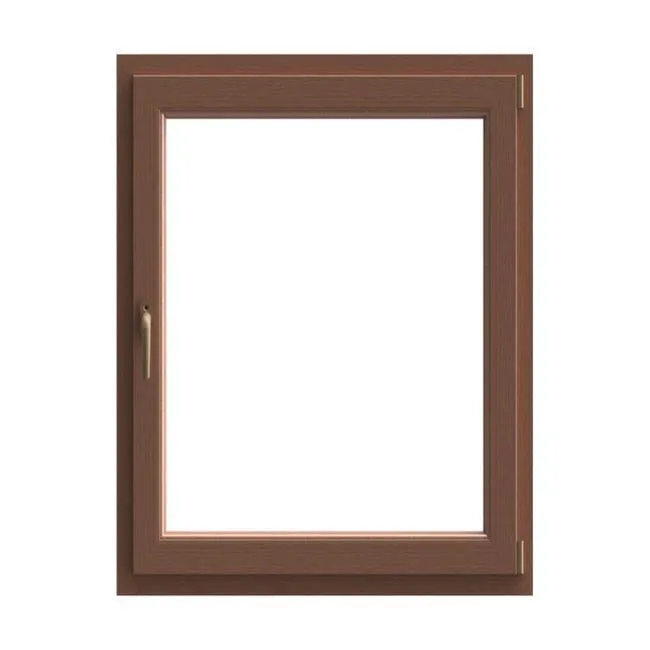 Finestra in PVC rovere dorato L 80 x H 140 cm, 1 anta apertura a destra Vedi i dettagli del prodotto