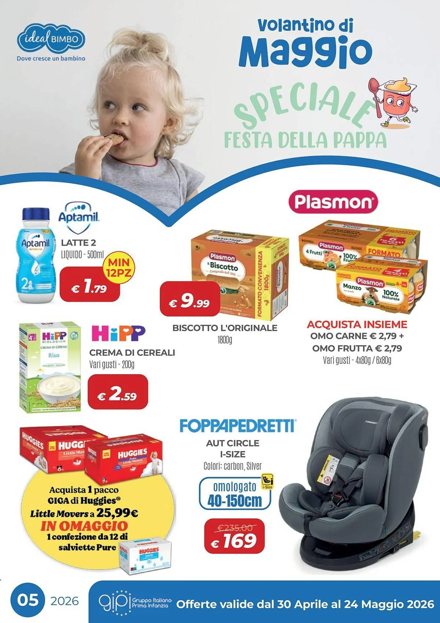 Volantino Ideal Bimbo da 30 aprile a 24 maggio di 2026 - Pagina del volantino 1