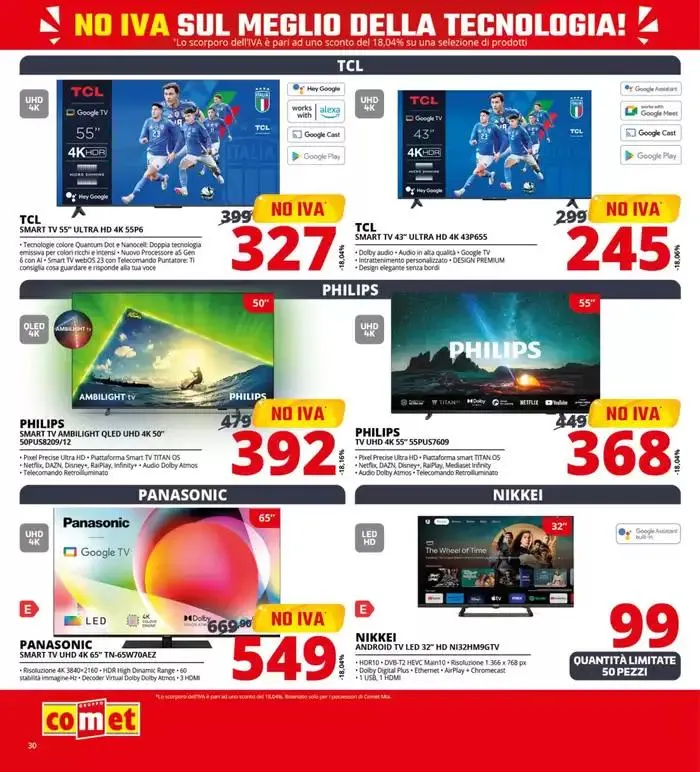 No IVA sul meglio della tecnologia! da 8 maggio a 21 maggio di 2025 - Pagina del volantino 30