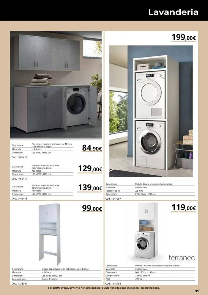 Catalogo Arredo da 3 aprile a 31 dicembre di 2024 - Pagina del volantino 31